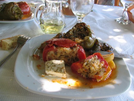 à la taverne , légumes farcis